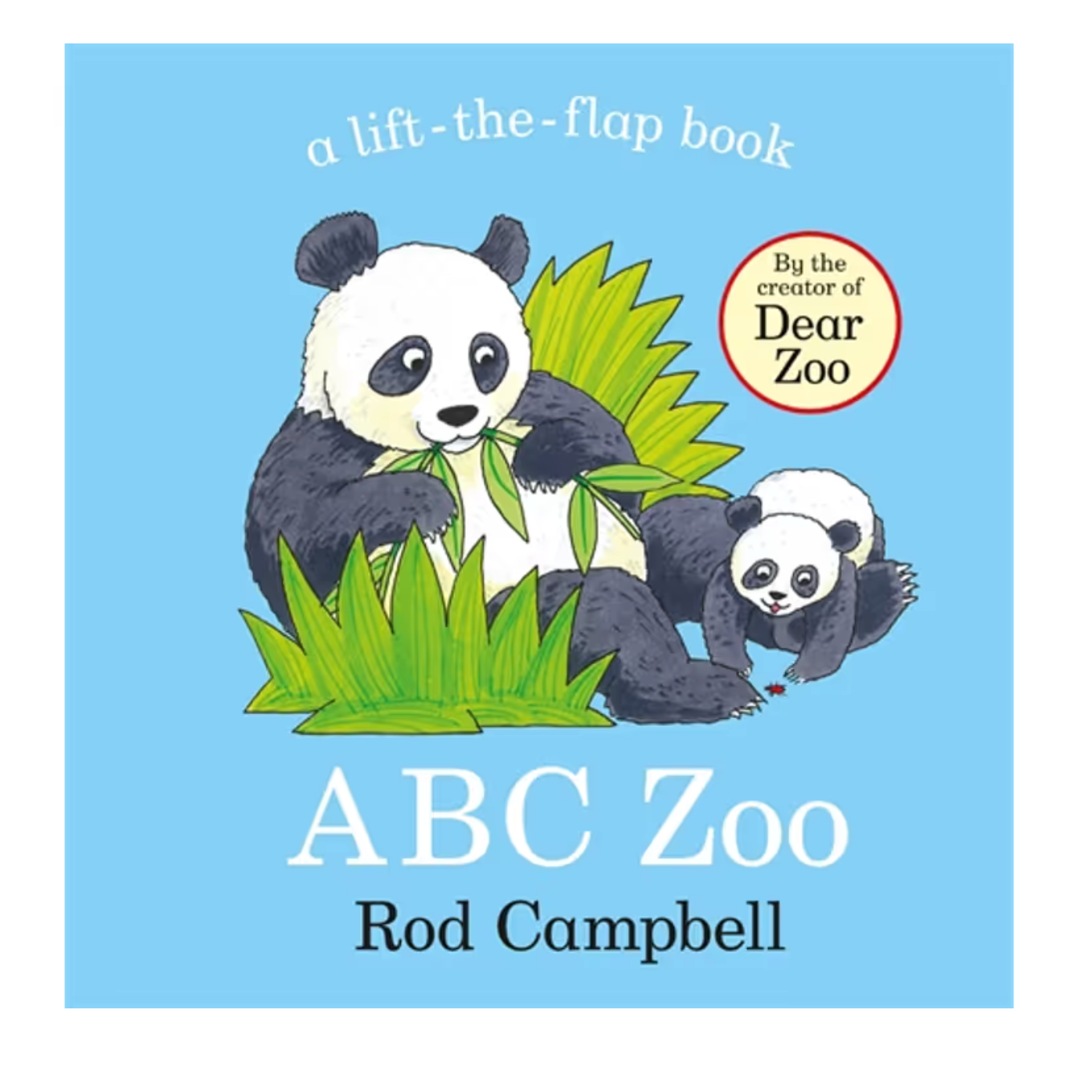 ABC Zoo: A Lift-the-Flap Book (Board Book) Interactive Book by Rod Campbell Early Literacy Kids Book Baby Gifts Idea