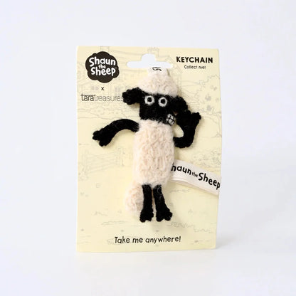 Tara Treasures New Felt Shaun The Sheep Keychain 3yrs+
