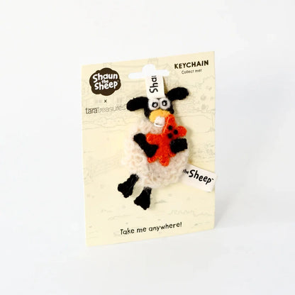 Tara Treasures New Shaun The Sheep Felt Sheep Timmy Keychain Travel Toys 3yrs+
