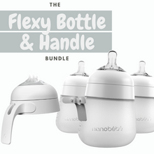 Nanobébé Silicone Bottle & Handle Bundle Myer Exclusive