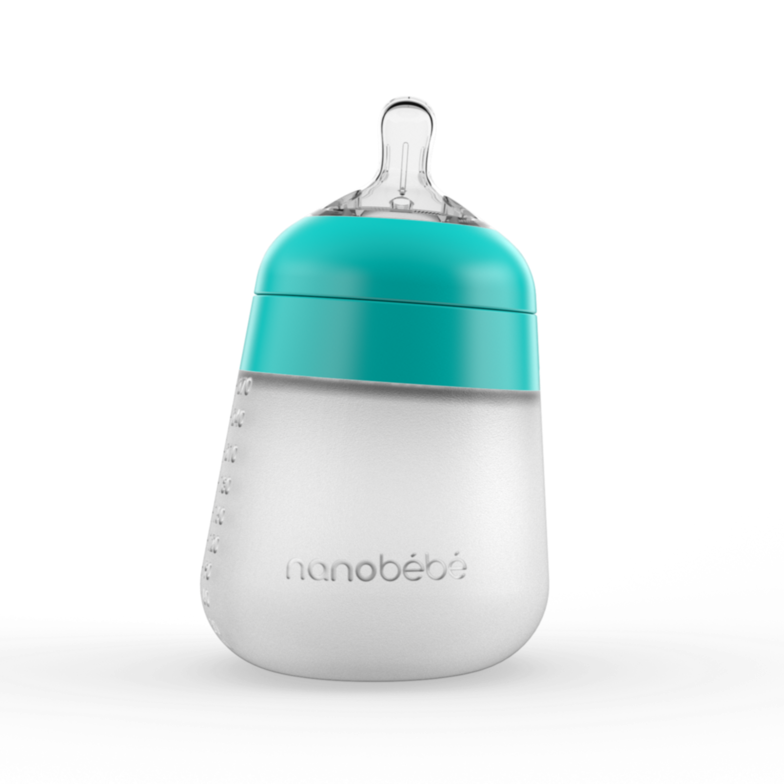 Flexy Silicone Bottle Color Teal Size 3-Pack