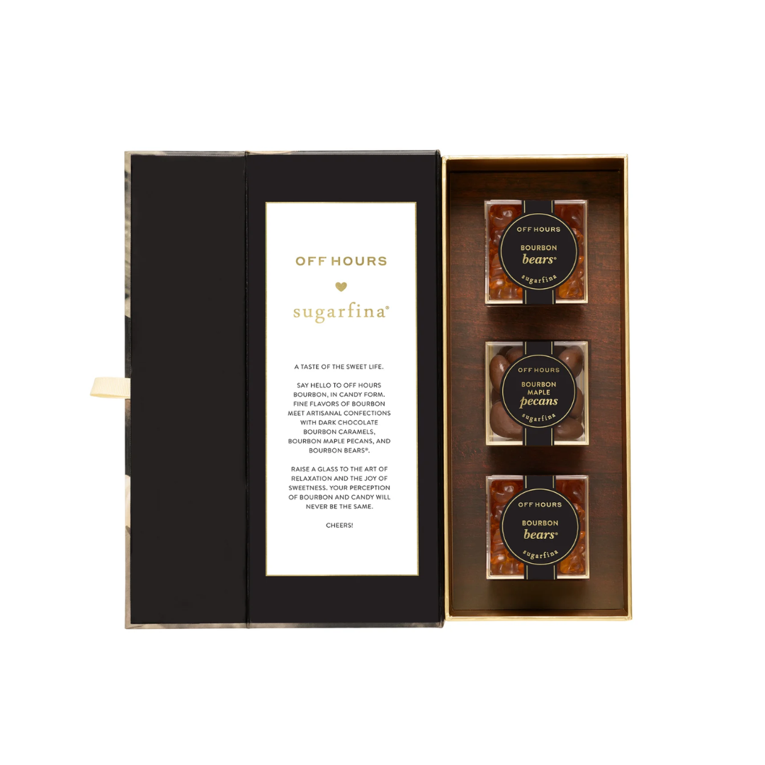 Sugarfina The Bourbon Collection 3-piece bento gift set 204g