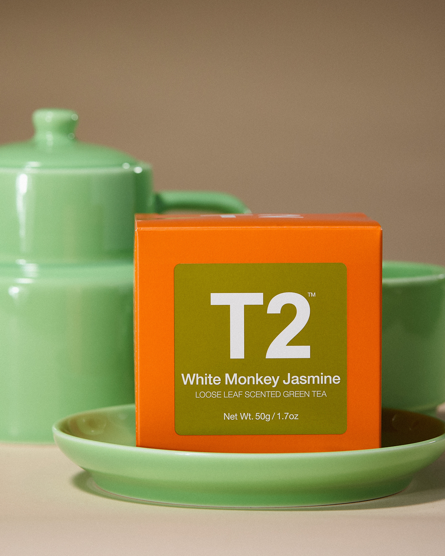 White Monkey Jasmine Loose Leaf Cube 50g