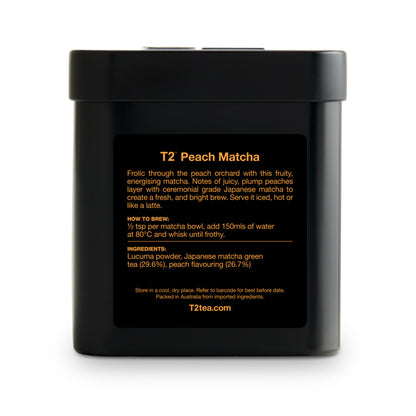 Peach Matcha Powder 30g Tin