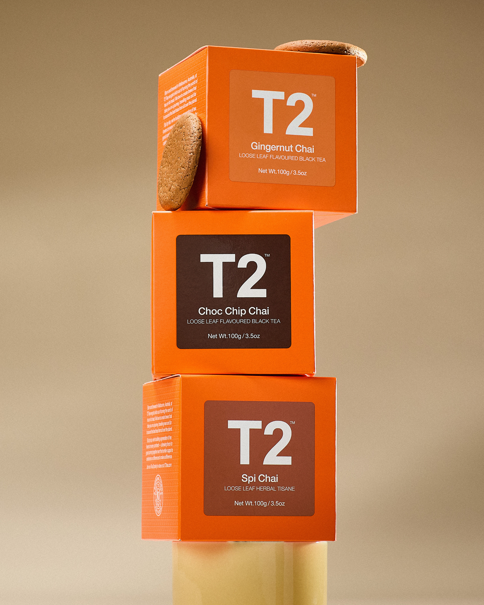 Gingernut Chai Loose Leaf Cube 100g