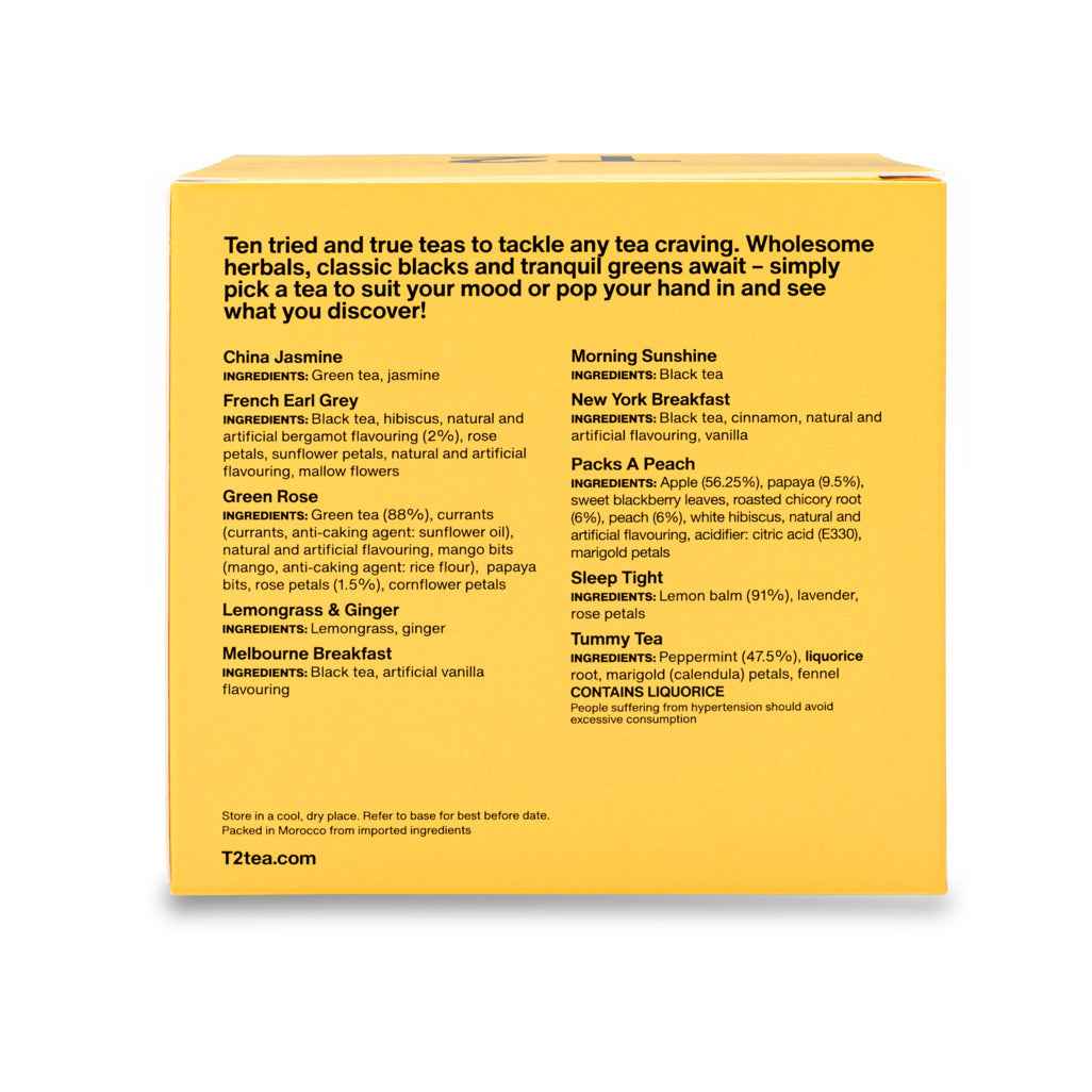 T2 Ten Tea Bag Gift Pack