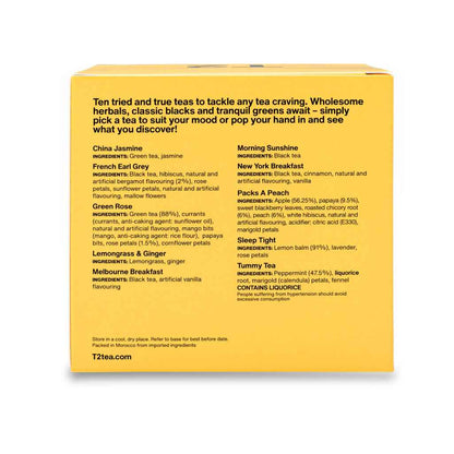 T2 Ten Tea Bag Gift Pack