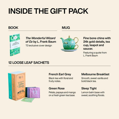 T2 x Penguin Books - Tea & Books: The Wonderful Wizard of Oz Gift Pack