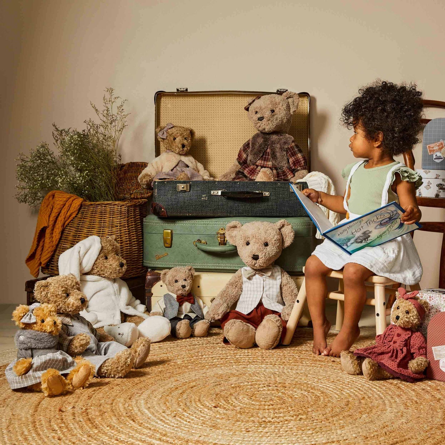 Marlow the Notting Hill Bear Large for Bedtime Baby Toddler Plush Toys Baby Gifts Idea Baby Toys 0m+