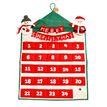 Tara Treasures Felt Christmas Advent Calendar with Snowman and Santa Christmas Range