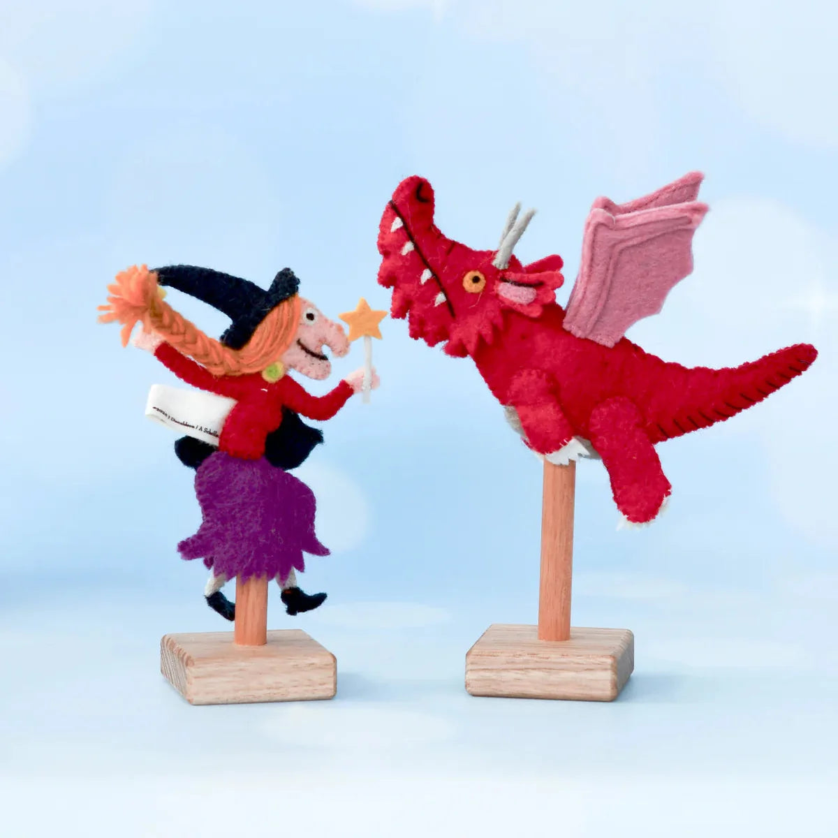 Tara Treasures Finger Puppet Stand Tall (Single 1 Rod) 14cm Height 3yrs+
