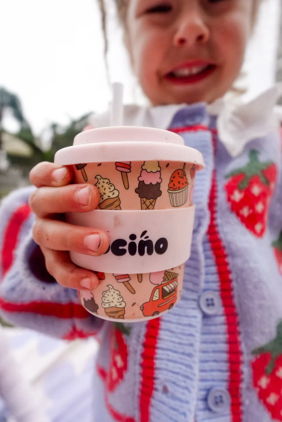 BBcino Scoops in Pink 120ml Babycino