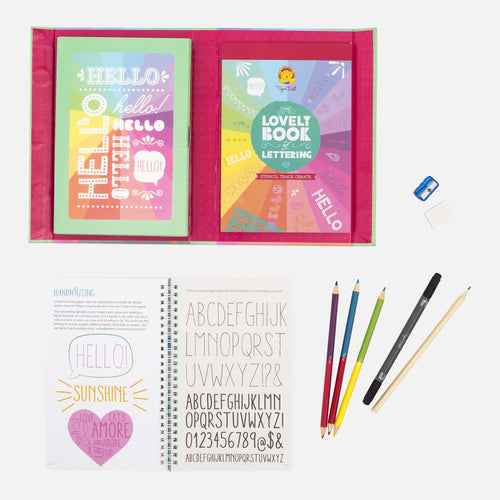Tiger Tribe The Lovely Book of Lettering Activity Book Art and craft for kids 7yrs+