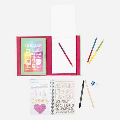 Tiger Tribe The Lovely Book of Lettering Activity Book Art and craft for kids 7yrs+