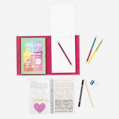 Tiger Tribe The Lovely Book of Lettering Activity Book Art and craft for kids 7yrs+