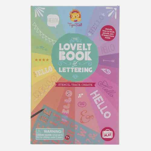 Tiger Tribe The Lovely Book of Lettering Activity Book Art and craft for kids 7yrs+