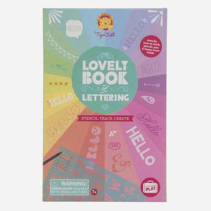 Tiger Tribe The Lovely Book of Lettering Activity Book Art and craft for kids 7yrs+