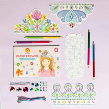 Tiger Tribe Paper Crowns Princess Gems Art and craft For Kids 5yrs+
