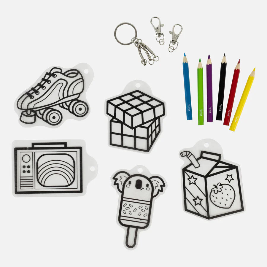 Tiger Tribe Shrinkorama Bag Tag Art and craft for kids 4yrs+