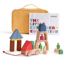 Wooden Building Blocks Trailer Travel Set 30pcs by Avdar Toys Wooden Toys Building Blocks Travel Toys Gifting Idea for 3yrs+
