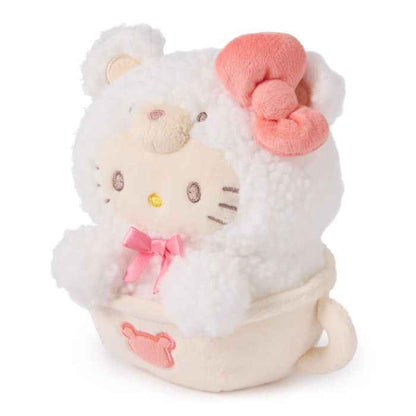 Hello Kitty and Friends - Hello Kitty Latte Bear Small Plush 15cm