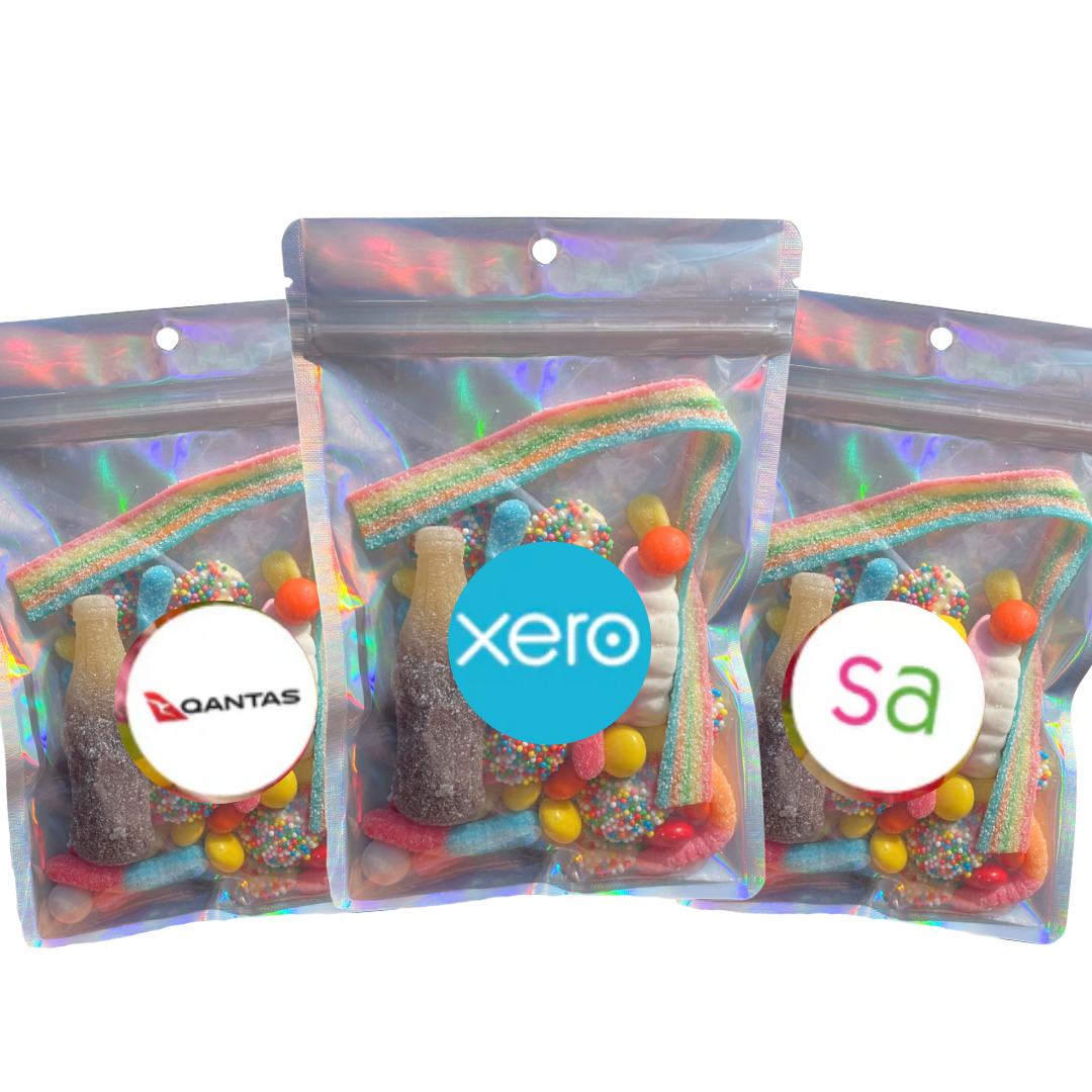 Personalised Large Lolly Bags (min 24)