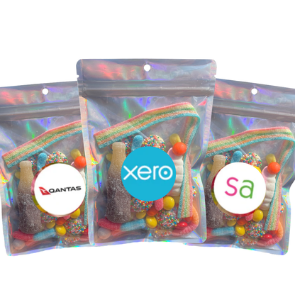 Personalised Large Lolly Bags (min 24)