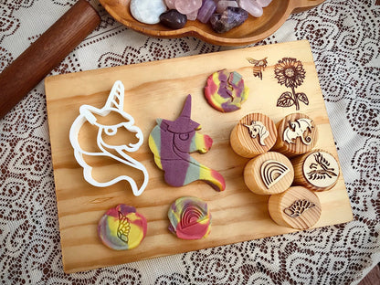 Unicorn Bio Cutter by Beadiebug Playdough Sand Toys Art and Craft for Kids Fairy Unicorn and Castle Theme 3yrs+
