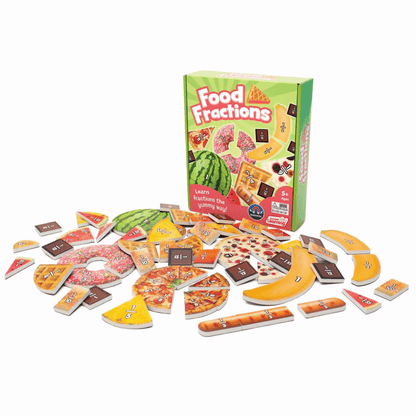 Food Fractions By Junior Learning Math Games for Kids 5yrs+