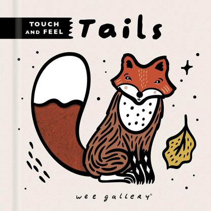 Tails Wee Gallery Touch and Feel (Board Book) Interactive Kids Picture Book Baby Developmental Toys for Toddlers Gifts Idea