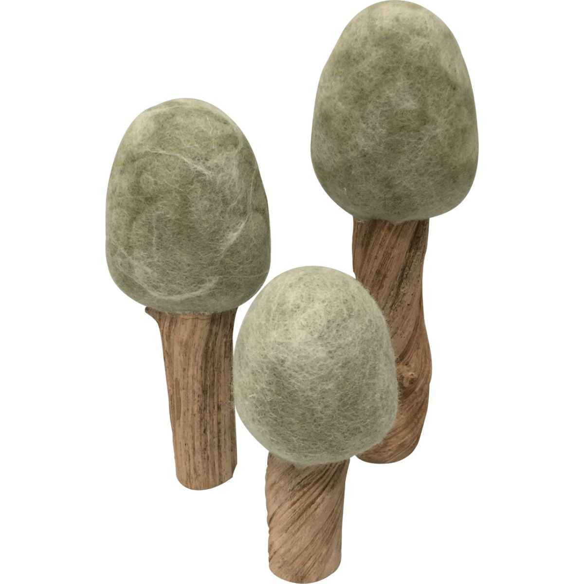 Papoose Felt Winter Four Season Trees Set of 3 Pretend & Imaginative Play Toys 3yrs+