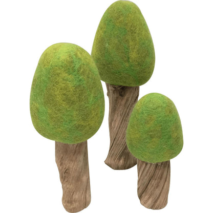 Papoose Felt Spring Four Season Trees Set of 3 Pretend & Imaginative Play Toys Best Seller 3yrs+