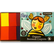 Filana Organic Beeswax Crayons Waldorf Education Inspired 8 Blocks Stationary Art and craft for kids 3yrs+