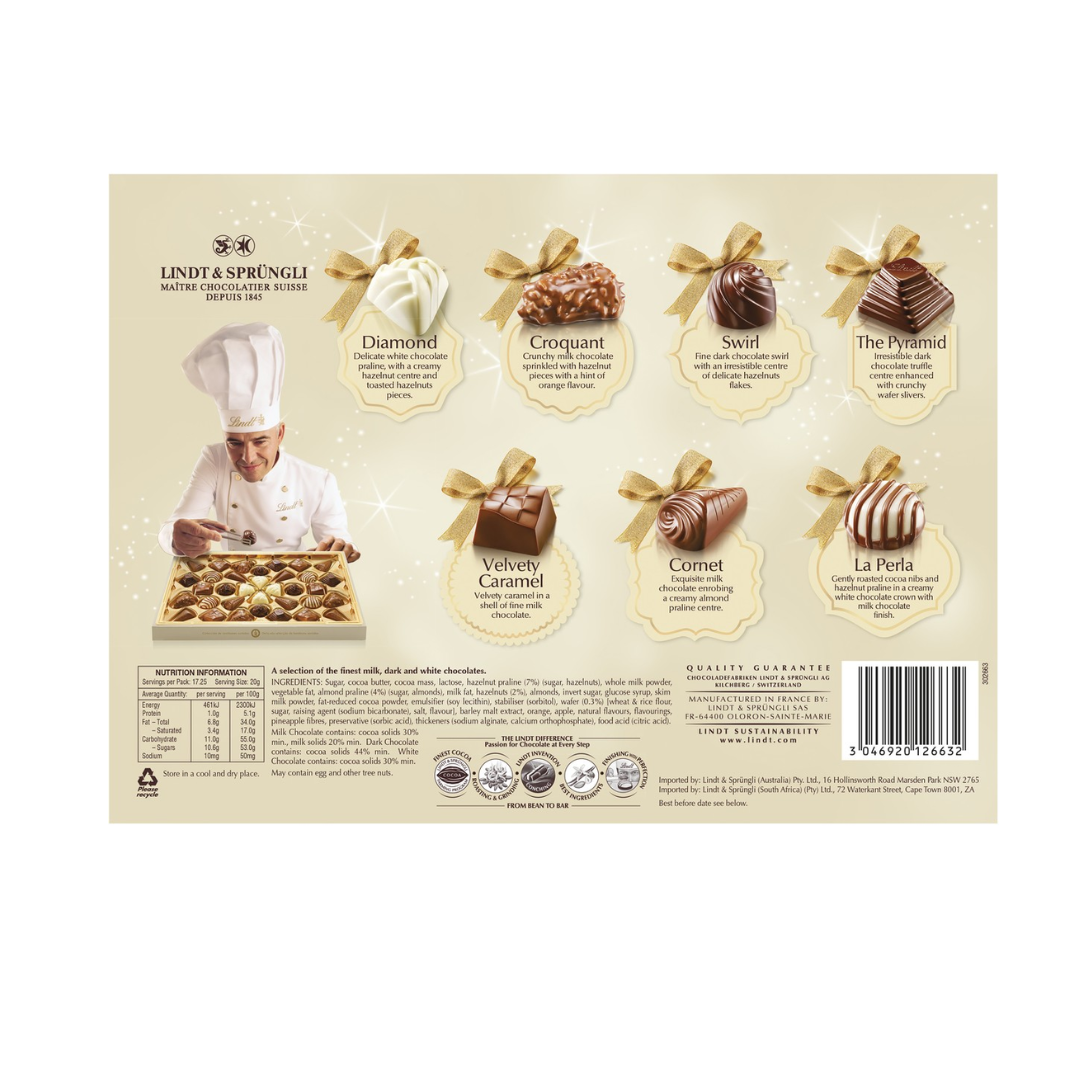 Lindt Prestige Selection Chocolate Gift Box - 345g