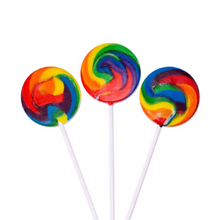 Rainbow Swirly Pops Lollipops - 24 Pack