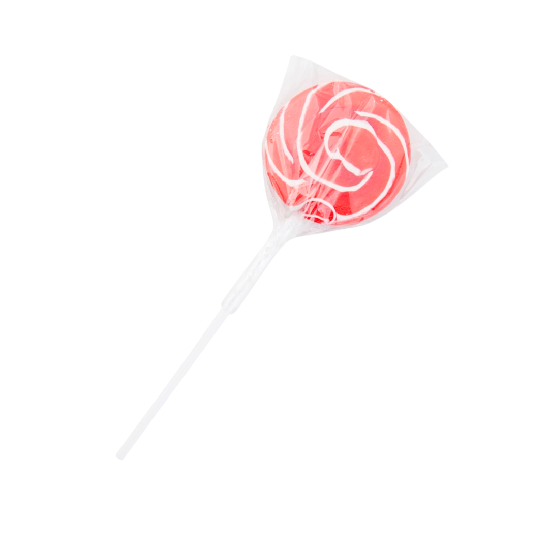 Pink Swirly Pops Lollipops - 24 Pack