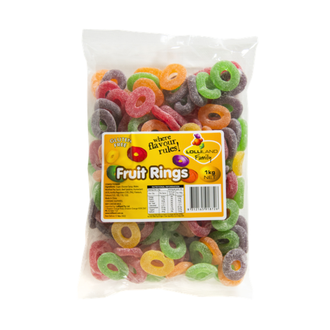 Lolliland Fruit Rings 1kg