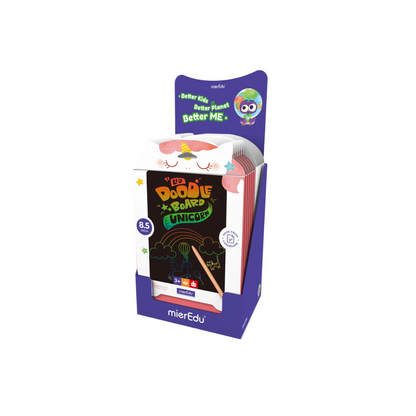 LCD Doodle Board Colorful Drawing Tablet Writing Pad by mierEdu Art and Craft for Kids 3yrs+