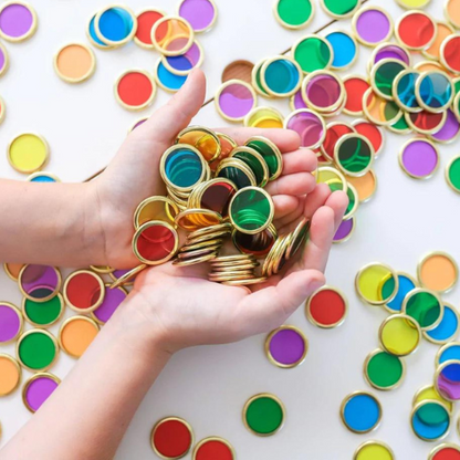 Magnetic Counting Chips Steel Ring Packet of 100 Rust Proof Early Math Sensory STEM Toys Best Seller 3yrs+