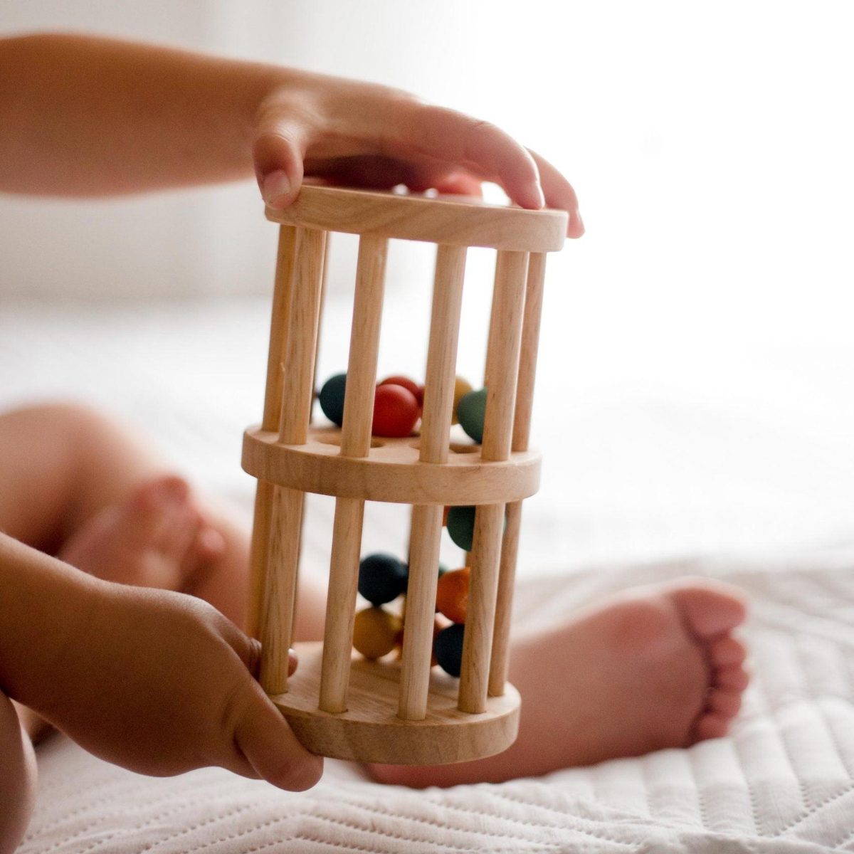 Qtoys Mini Rainmaker Musical Instrument Baby Toys Baby Gifts Idea 6m+ PREORDER EARLY AUGUST