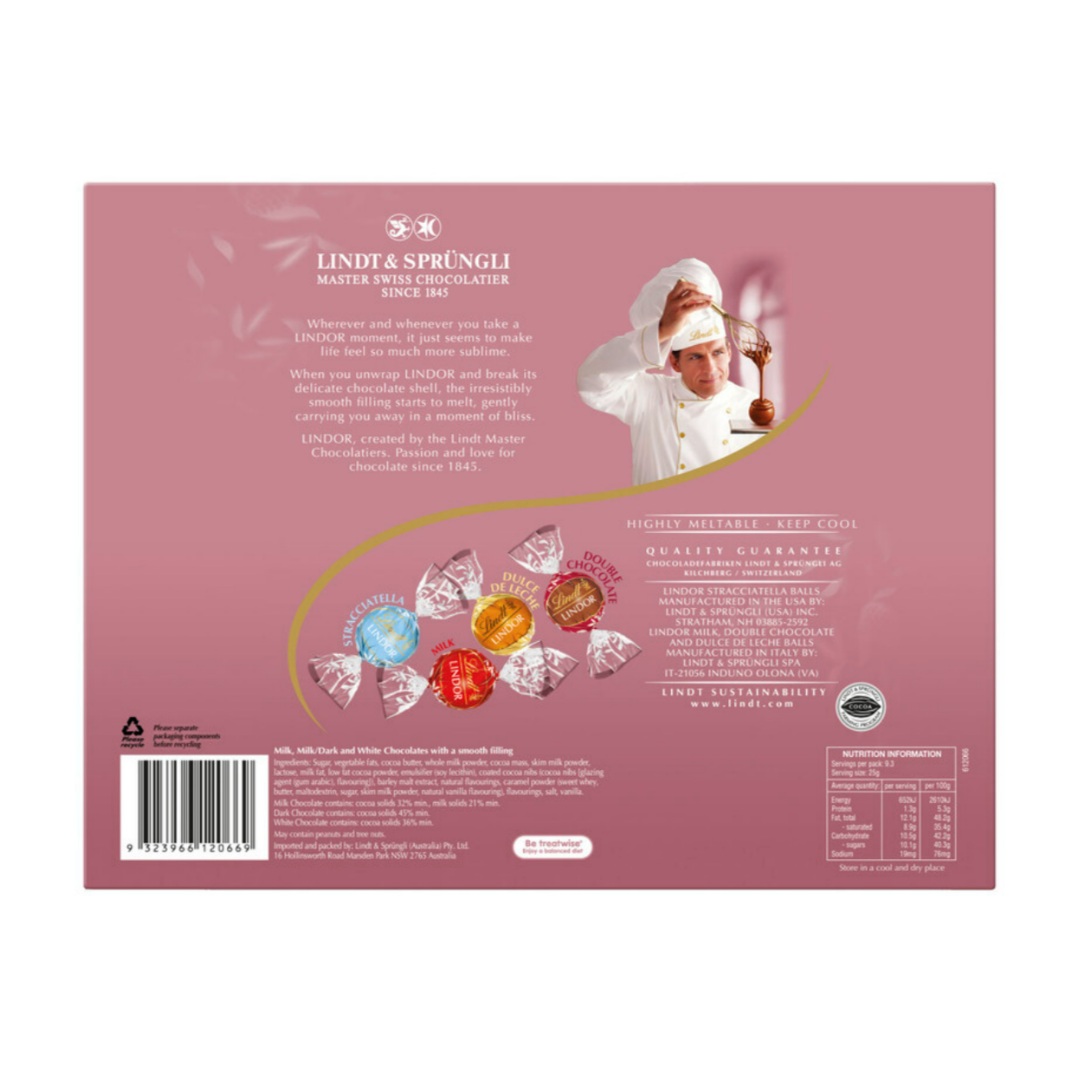 Lindor Limited Edition Pink Gift Box / Assorted 232g (19 piece)