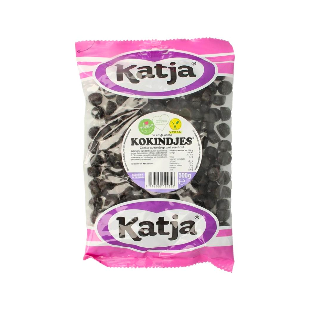 Katja Soft Buttons Dutch Licorice 500g