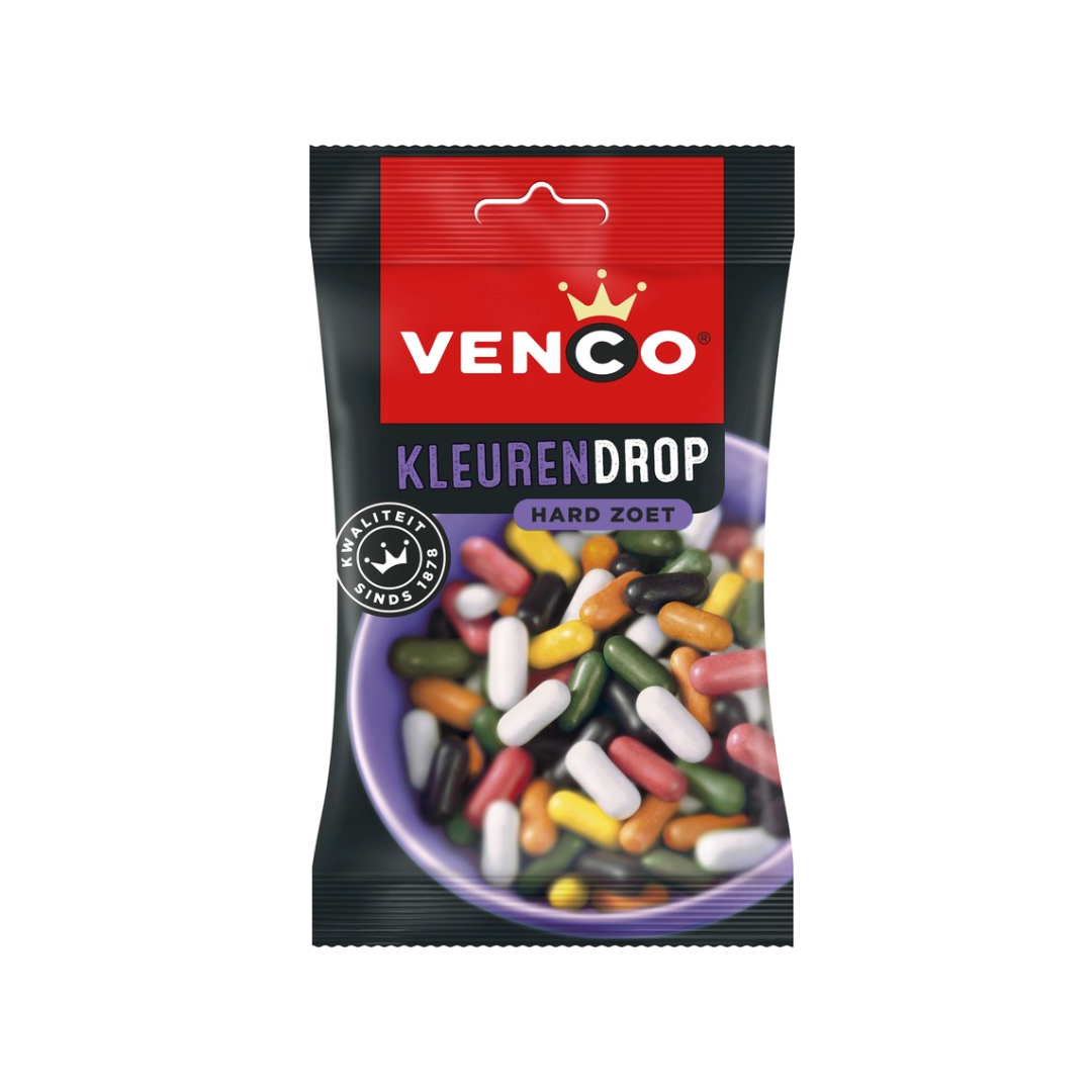Venco Coloured Licorice (Kleurendrop Hard Zoet) - 285g