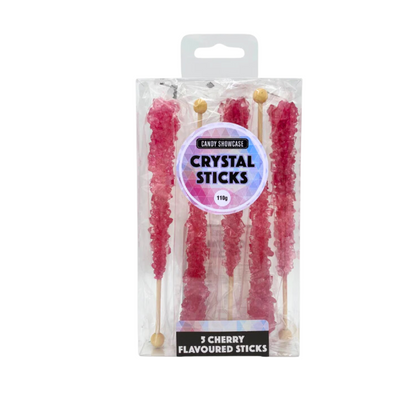 Hot Pink / Cherry Crystal Candy Sticks - 5 piece