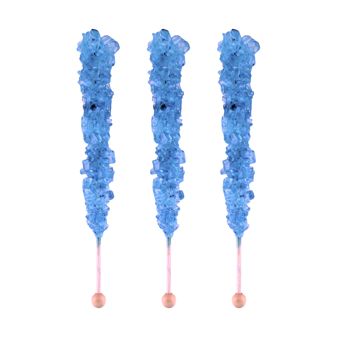 Raspberry Crystal Candy Sticks - 5 piece