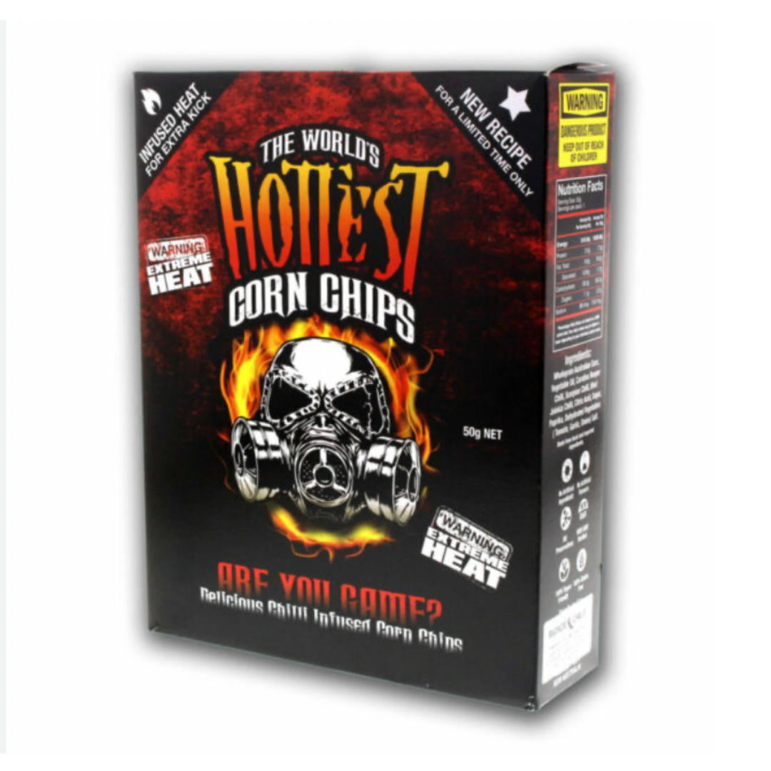 The World's Hottest Corn Chips - 50g Box
