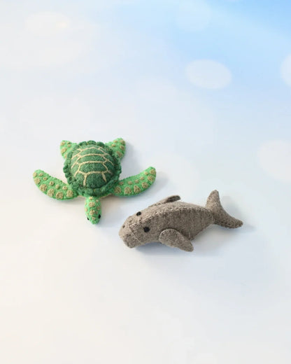 Tara Treasures Waru and Dhangal Finger Puppet Set of 2 Pretend & Imaginative Play Toys Felt Animals 3yrs+