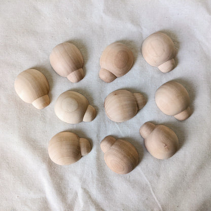 Wooden Ladybug Set of 10 pieces Nature Play Tools and Toys 3yrs+ DISCONTINUED