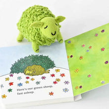 Tara Treasures Where Is The Green Sheep Large Felt Green Sheep and Book Set 2pcs Pretend & Imaginative Play Felt Animals Australian Authors Classic Story