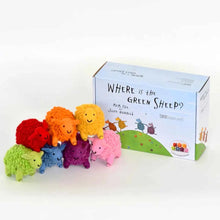 Tara Treasures Where Is The Green Sheep Felt Colourful Sheep Set of 7 Pretend & Imaginative Play Felt Animals Australian Authors Classic Story